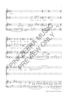 Hark! The Herald Angels Sing - Pinkzebra - SATB