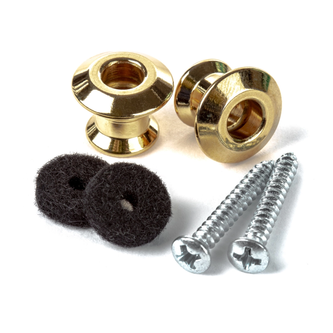 Straplok Dual Design Strap Button Set - Gold