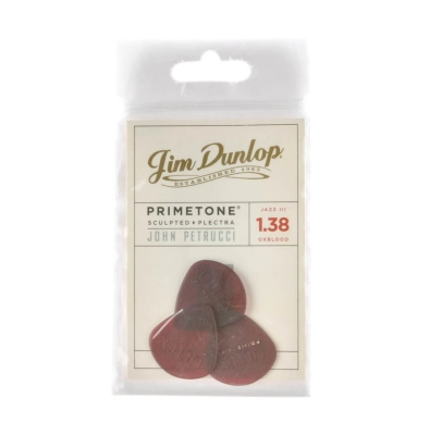 John Petrucci Primetone Jazz III Picks (3 Pack) - Red