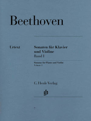 G. Henle Verlag - Violin Sonatas, Volume I - Beethoven /Brandenburg /Theopold /Rostal - Violin/Piano - Book