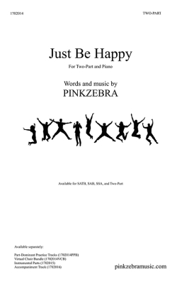 Just Be Happy - Pinkzebra - 2pt