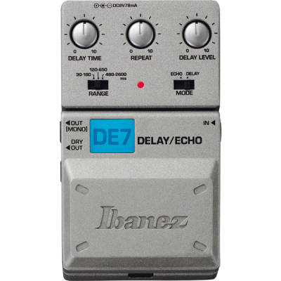 Ibanez DE7 エフェクター ディレイ　DELAY/ECHO Ibanez DE7 - Stereo Delay & Echo | Long & McQuade
