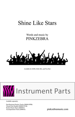 Pinkzebra Music - Shine Like Stars - Pinkzebra - Bucket Drums - Part