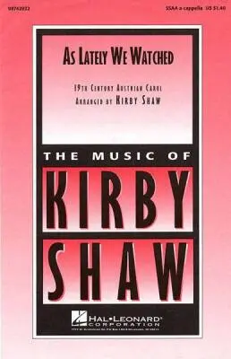 Hal Leonard - As Lately We Watched