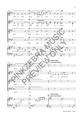 Silent Night - Pinkzebra - SATB