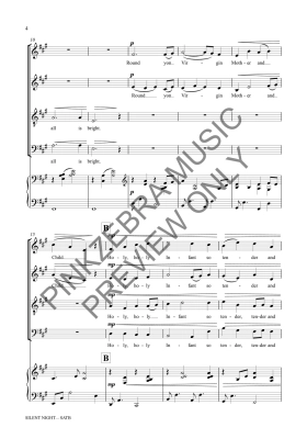 Silent Night - Pinkzebra - SATB