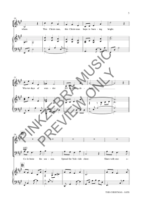 This Christmas - Pinkzebra - SATB