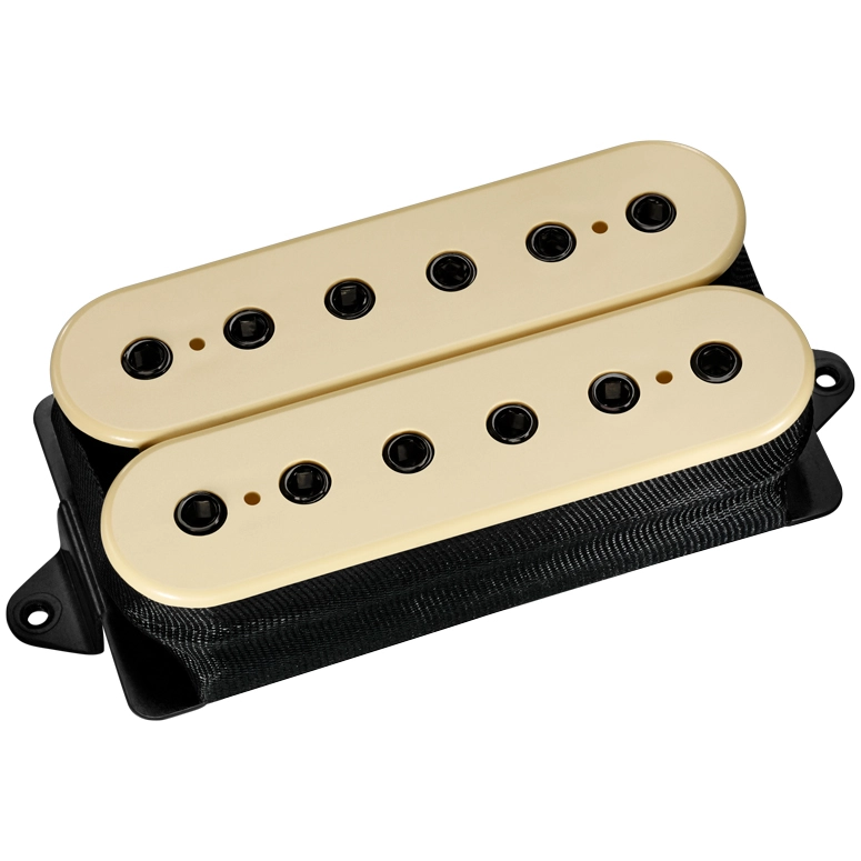 Titan Humbucker Bridge Pickup, F-Spaced - Cream with Black Poles