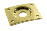 WD Music - Rectangular Jack Plate - Gold