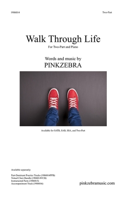Walk Through Life - Pinkzebra - 2pt