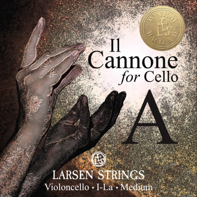 Larsen Strings - Corde de <i>la</i> IlCannone pour violoncelle, chaleureuse et large ( lunit)