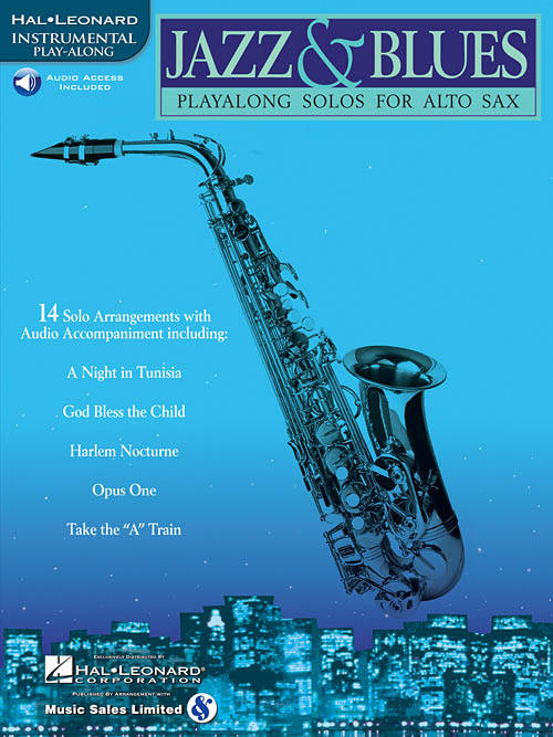 Jazz & Blues: Play-Along Solos for Alto Sax - Book/Audio Online
