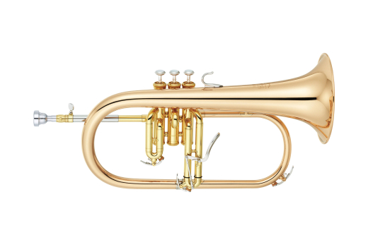Yamaha Band - Custom Series Bb Flugelhorn - Gold/Brass Lacquer