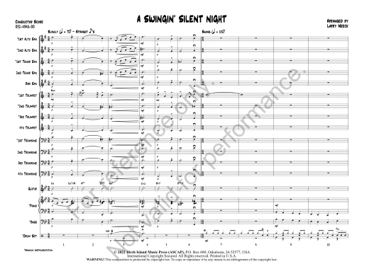 A Swingin\' Silent Night - Neeck - Jazz Ensemble - Gr. 2.5