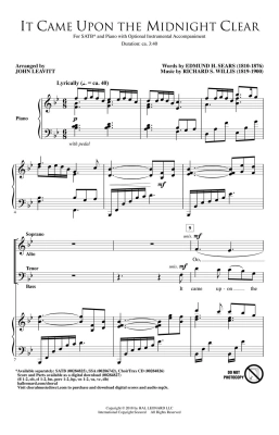 It Came Upon the Midnight Clear - Leavitt - SATB