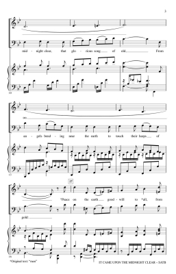 It Came Upon the Midnight Clear - Leavitt - SATB