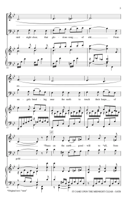 It Came Upon the Midnight Clear - Leavitt - SATB