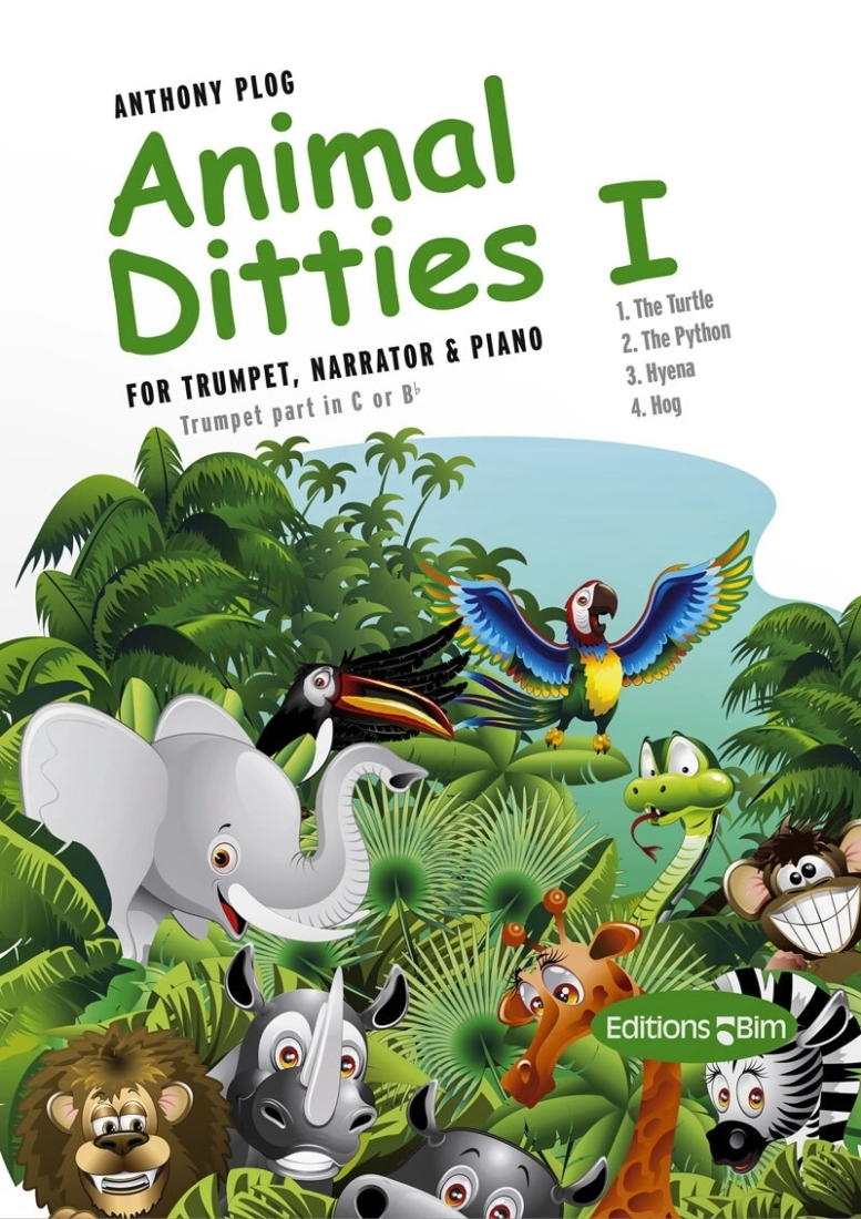 Animal Ditties I - Plog - Trumpet/Narrator/Piano - Book