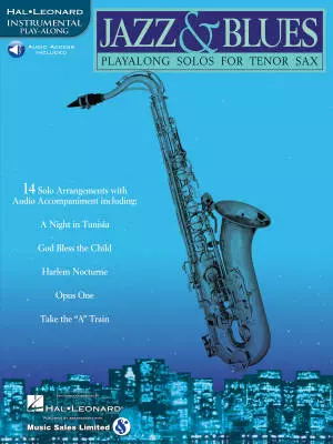 Jazz & Blues: Play-Along Solos for Tenor Sax - Book/Audio Online