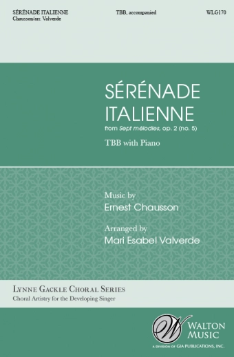 Serenade italienne - Bourget /Chausson /Valverde - TBB
