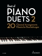 Schott - Best of Piano Duets 2 (20 Classical Arrangements) - Heumann - Piano Duet (1 Piano, 4 Hands) - Book