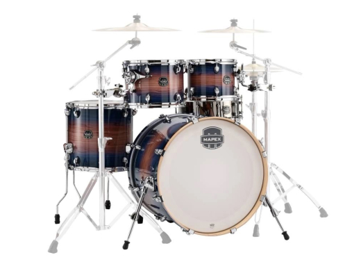 Mapex - Limited Edition Armory 5-Piece Shell Pack (22,10,12,16,SD) - Caribbean Burst