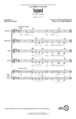 Toyland (from Babes in Toyland) - Herbert/Eckert - SSAA