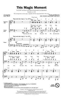 This Magic Moment - Pomus/Shuman/Huff - SATB