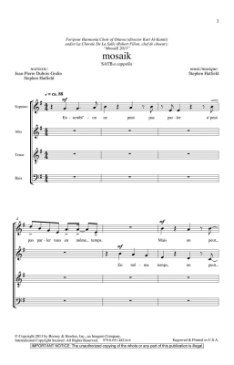 Mosaik - Hatfield - SATB