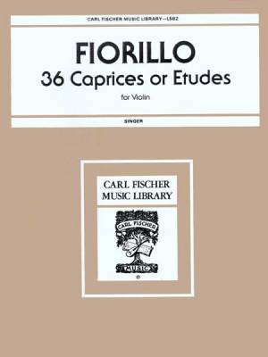 Carl Fischer - 36 Caprices Or Etudes