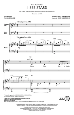 I See Stars (from Mean Girls) - Richmond/Benjamin/Brymer - SATB