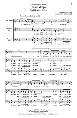 Jesu Weja - Otjiherero Folk Song/Hindundu - SATB