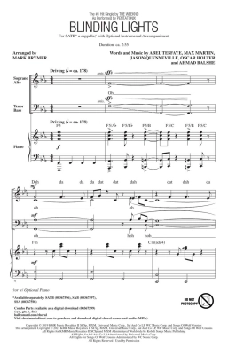 Blinding Lights - The Weeknd /Pentatonix /Brymer - SATB