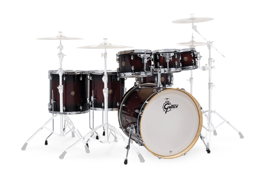 Catalina Maple 7-Piece Shell Pack (22,8,10,12,14,16,SD) - Deep Cherry Burst