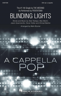 Hal Leonard - Blinding Lights - The Weeknd /Pentatonix /Brymer - SSA