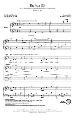 The Jesus Gift - Martin/Leavitt - SATB