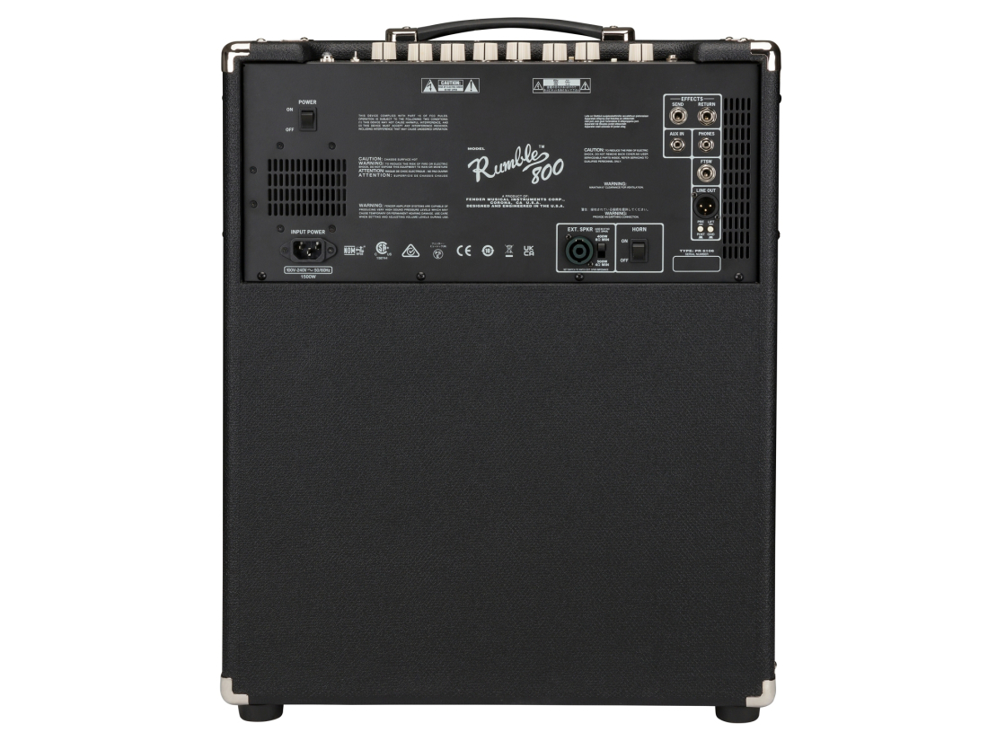 Fender Rumble 800 Watt 2x10 Bass Combo Amp Long & McQuade