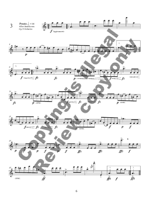Caprice Variations - Rochberg/Jennings - Flute