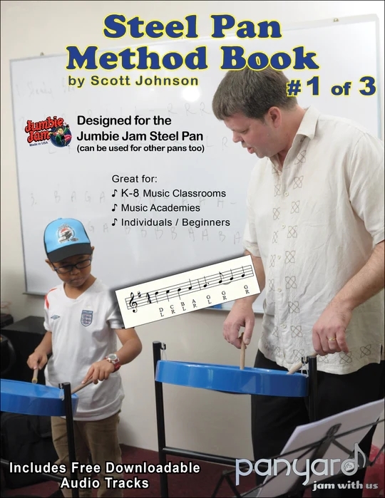 Jumbie Jam Steel Pan Method Book 1 of 3 - Johnson - Book/Audio Online