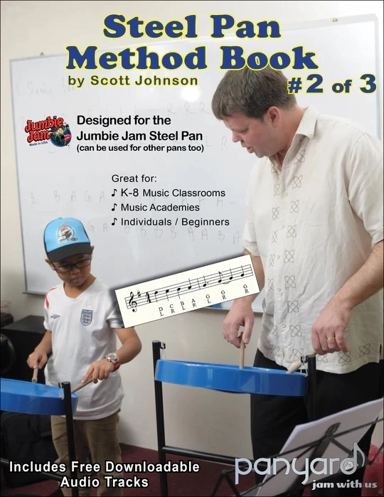 Jumbie Jam Steel Pan Method Book 2 of 3 - Johnson - Book/Audio Online