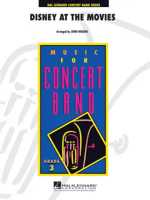 Hal Leonard - Disney at the Movies - Higgins - Concert Band - Gr. 3