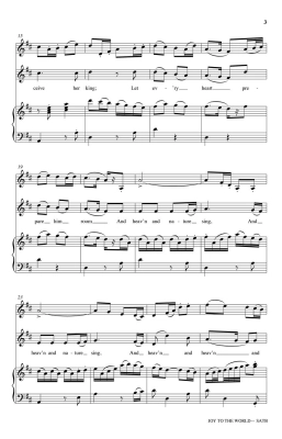 Joy to the World - Parker - SATB