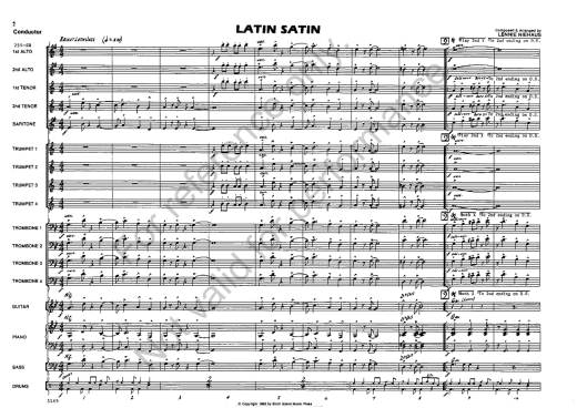Latin Satin - Niehaus - Jazz Ensemble - Gr. 2.5