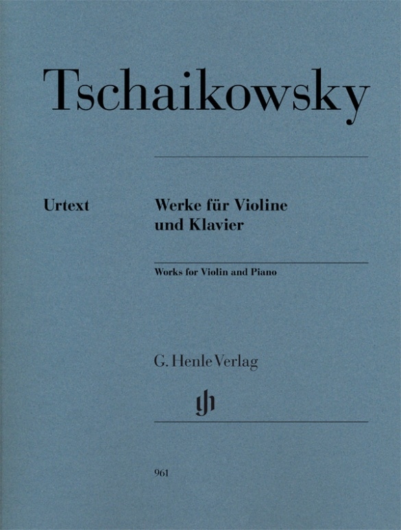 Works for Violin and Piano - Tschaikowsky/Komarov - Book