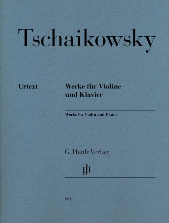 Works for Violin and Piano - Tschaikowsky/Komarov - Book