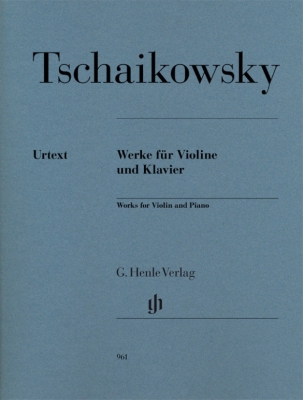 G. Henle Verlag - Works for Violin and Piano - Tschaikowsky/Komarov - Book