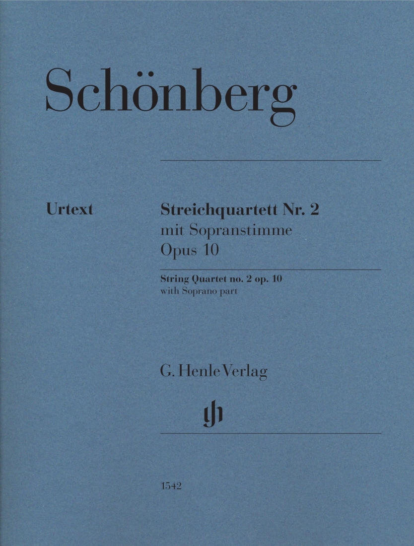 String Quartet no. 2 op. 10 with Soprano part - Schoenberg/Scheideler - Parts