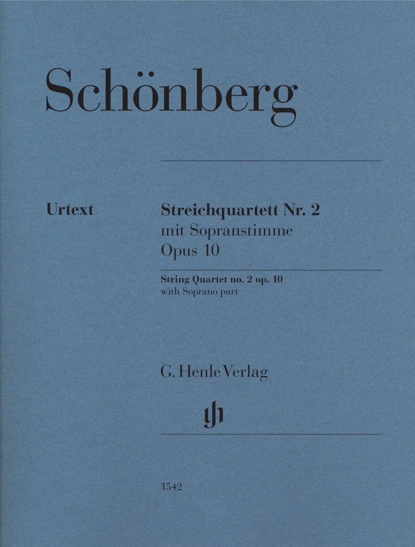 String Quartet no. 2 op. 10 with Soprano part - Schoenberg/Scheideler - Parts