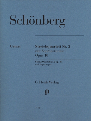 G. Henle Verlag - String Quartet no. 2 op. 10 with Soprano part - Schoenberg/Scheideler - Parts