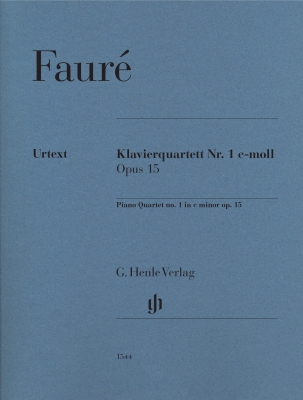 G. Henle Verlag - Piano Quartet no. 1 c minor op. 15 Faur, Kolb Partition de chef et partitions individuelles